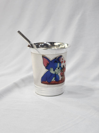 Tom and Jerry enamel Straw Tumbler
