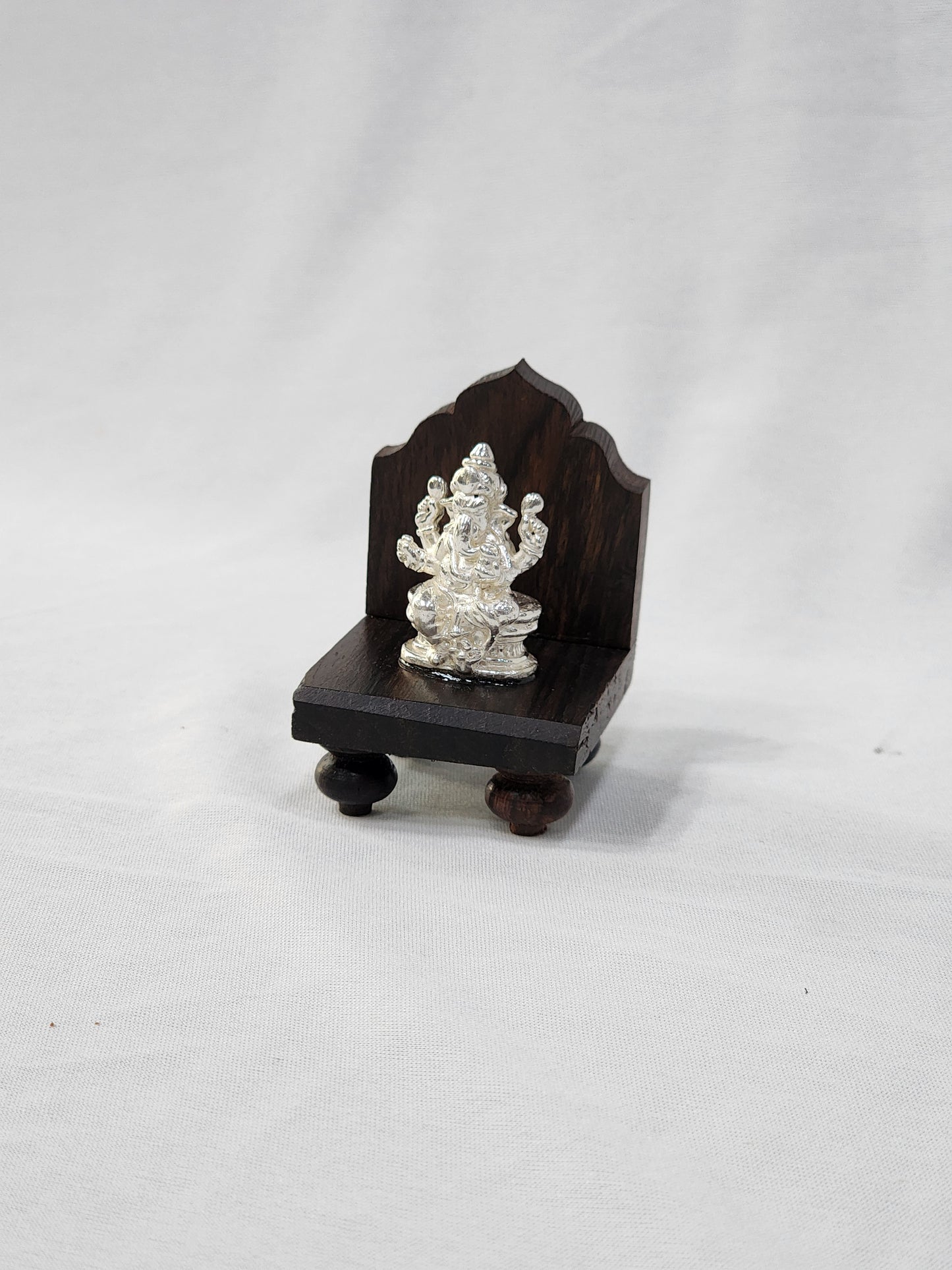 Wooden stand Ganesha