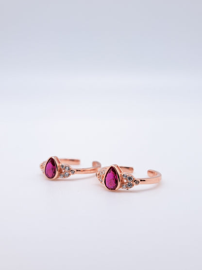 Zircon stone  Metti Rose Gold