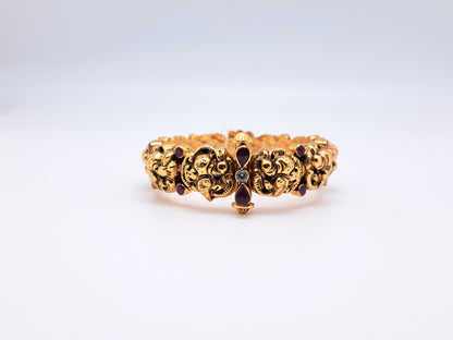 Ruby Stone Annapakshi G.Polished