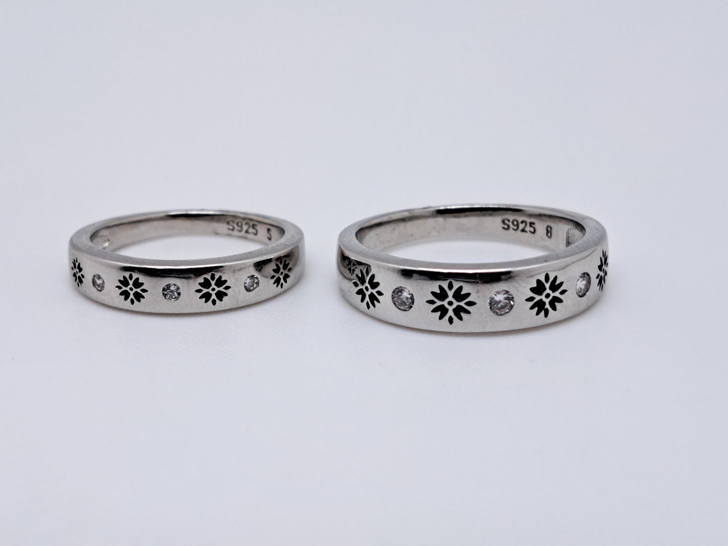 Couple Ring Silver - Star