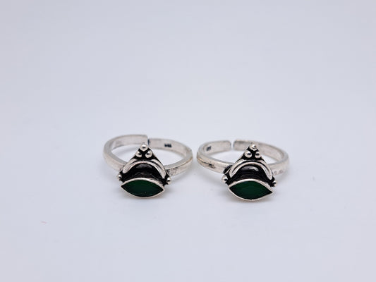Green stone FloralMetti