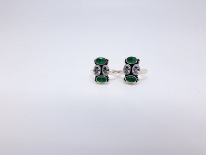 Green and white Fullstone antique Metti