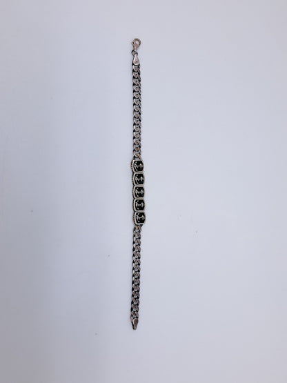 Antique Finish Sachin Anchored Bracelet