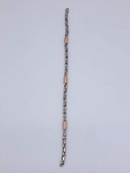 2Tone AD Emebeded Bracelet