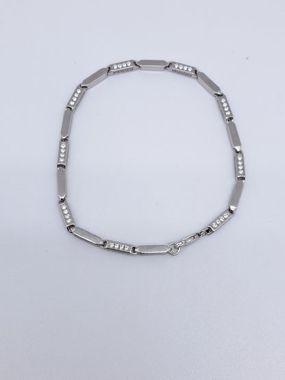 Katli Design Sphered White Bracelet