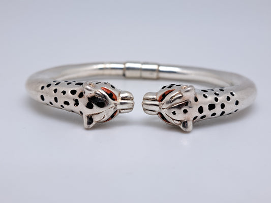 Red  Eye Cheetah Face 2 - Hollow Kada