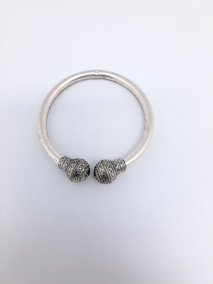 Antique Finish Ball Head Plain Kada