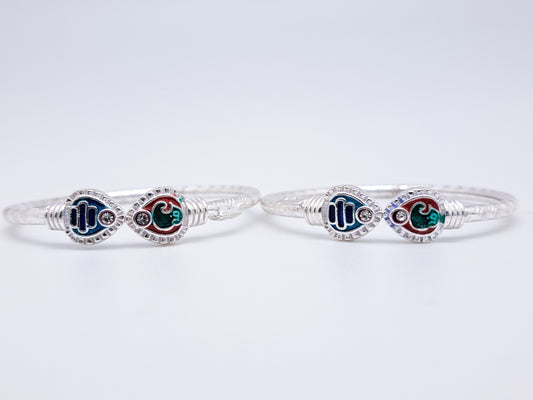 OM and Vel Enamel Bangle for Kids
