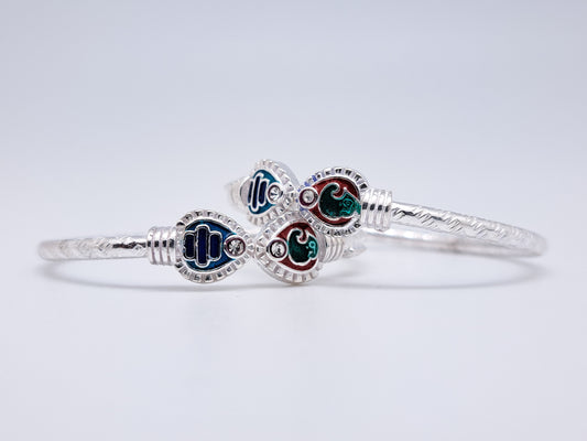 OM and Vel Enamel Bangle for Kids