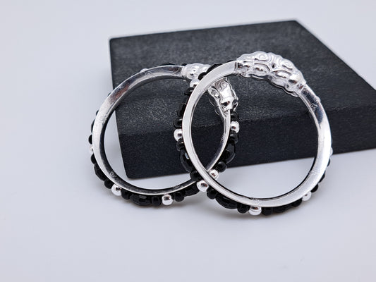 Black Bead Bangle for Kids