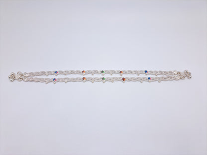 Knitted Design anklet