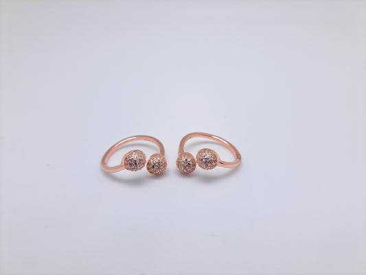 AD Half Ball Metti Rose Gold