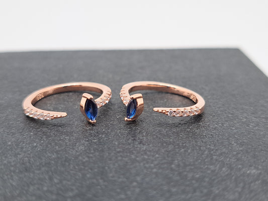 Navyblue  AD Rosegold Metti