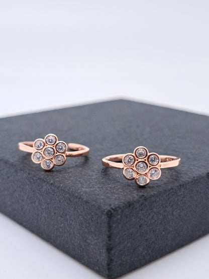7 Stone Rosegold Metti