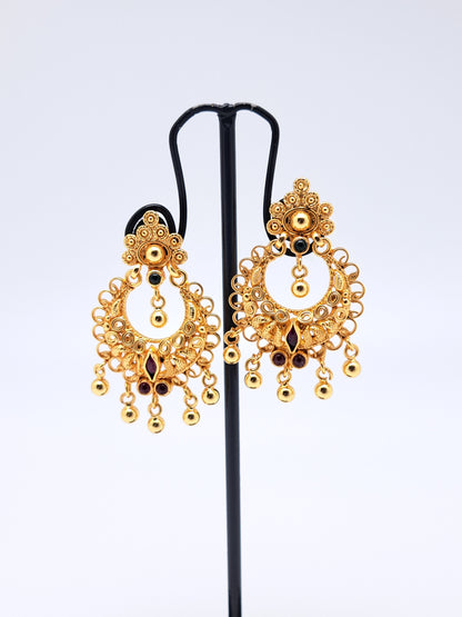 Gold Polish R&G Chandbali