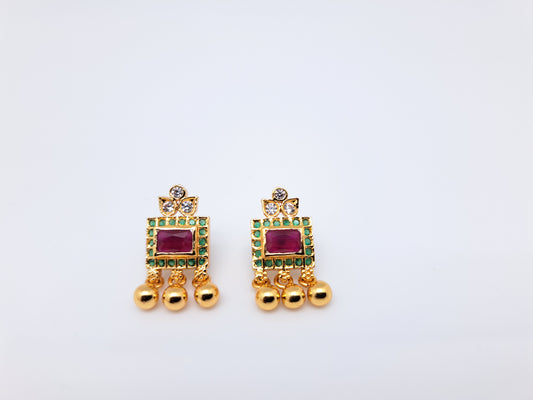 Gold Polish RGW Stone stud