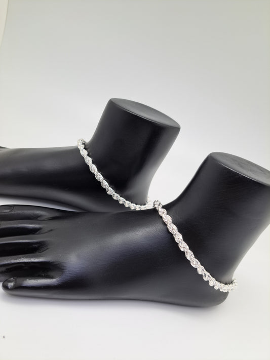 Rope Style Solid Anklet
