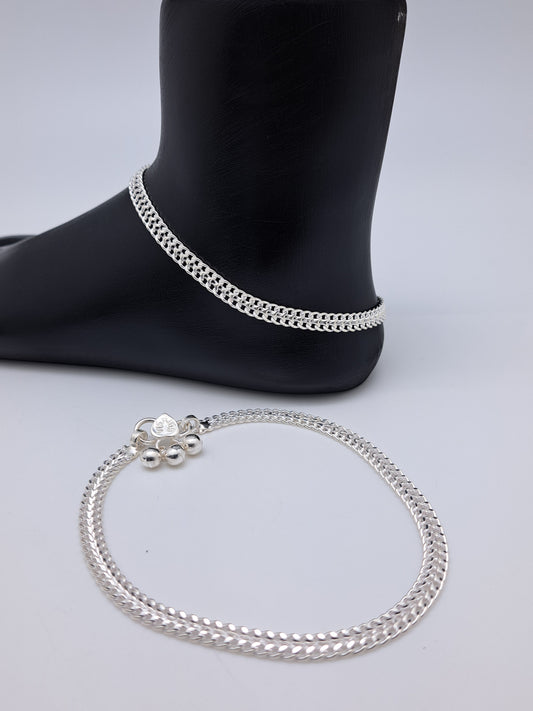 Plain Machine Chain Anklet