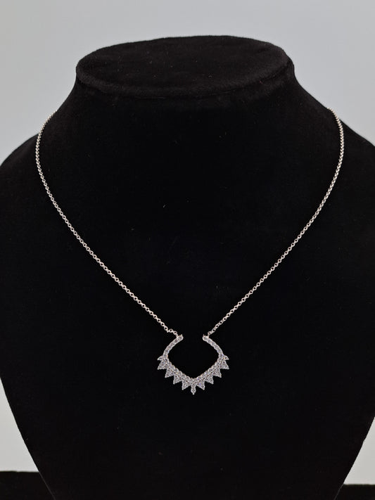 Silver Chain length adjustable with AD Pendant