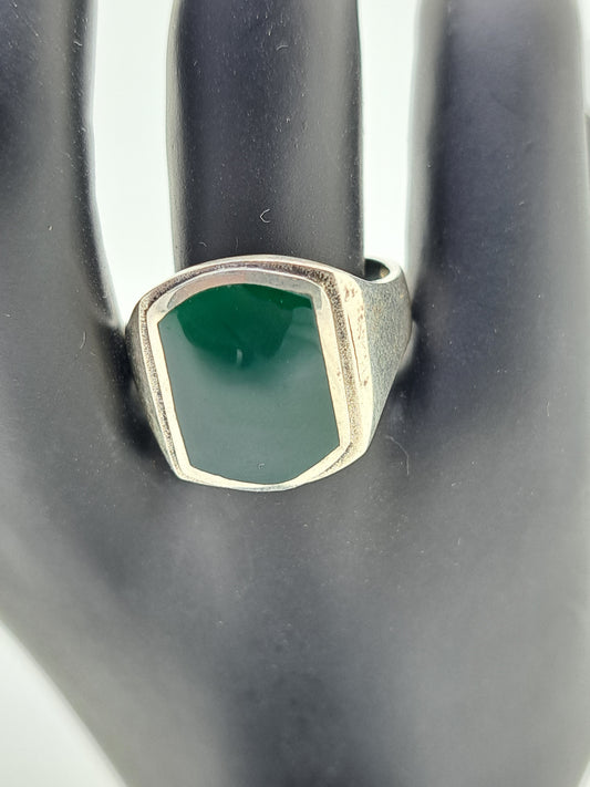 Green Stone Turkey Ring