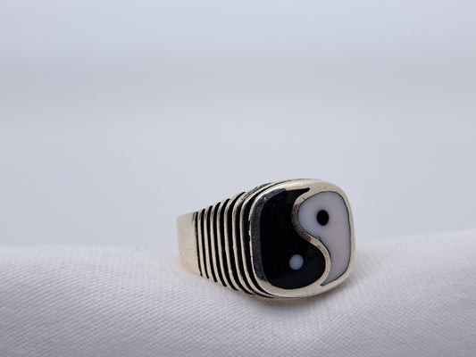 YingYang Silver Ring