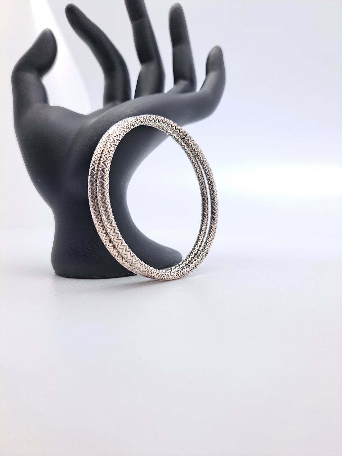 Wave Pattern Designer Bangle