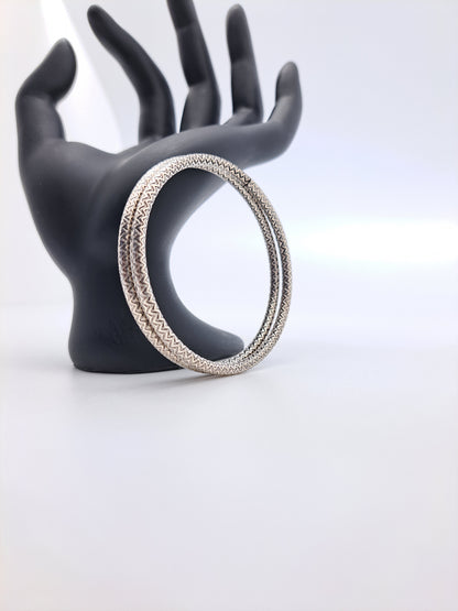 Wave Pattern Designer Bangle