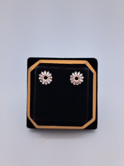 RG Floral White Stud