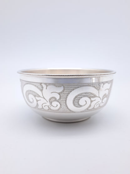 Floral Feeding Bowl and Spoon