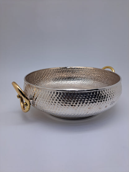 Hammer Finish Silver Uruli (Price on Request)