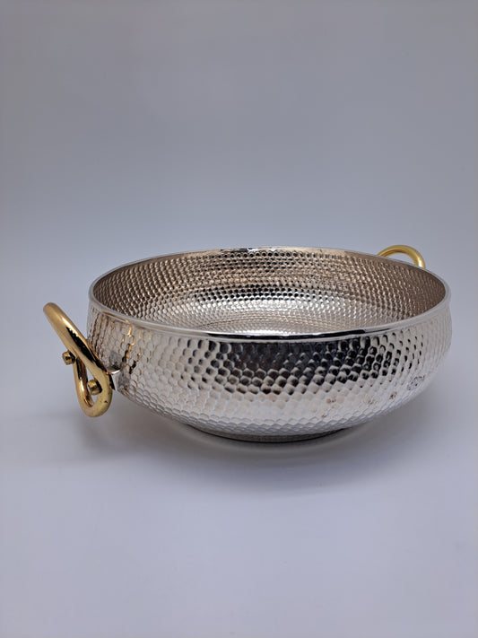 Hammer Finish Silver Uruli (Price on Request)